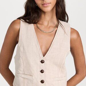 Free People Charley Crop Vest
